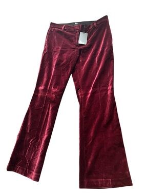THE KOOPLES Velvet Flare Trousers - size FR 42